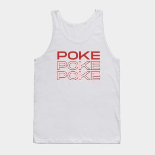 Traditional Poke Font Tank Top